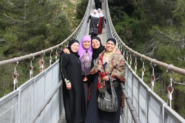  بالصور: رحلة ترفيهية للمرابطات الأقصى المبارك إلى حيفا 